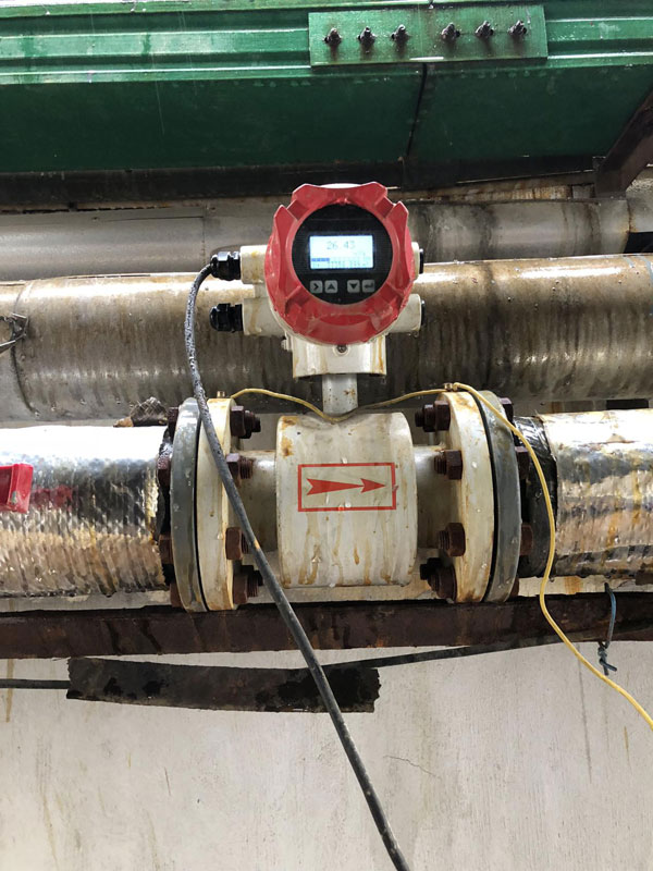 米科電磁流量計使用現場