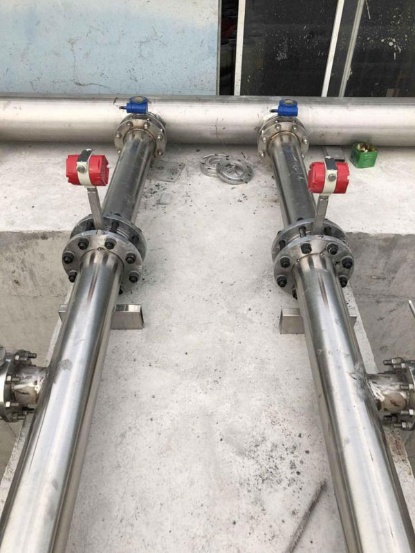 米科渦街流量計使用現場 米科渦街流量計使用現場