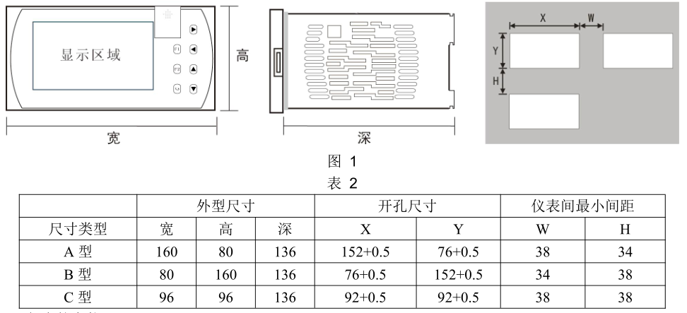 MIK-7700液晶多回路顯示儀產(chǎn)品尺寸 MIK-7700液晶多回路顯示儀產(chǎn)品尺寸