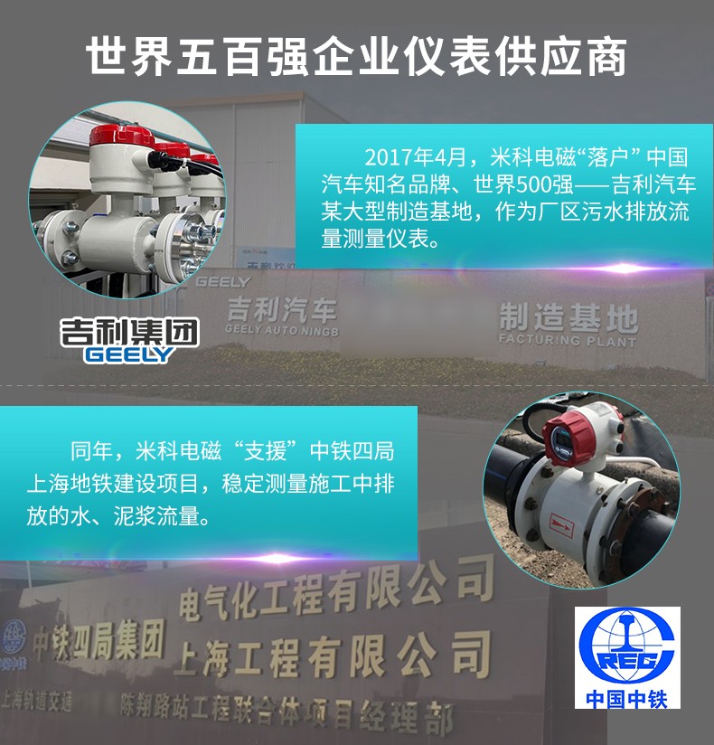 米科電磁流量計應用案例 米科電磁流量計應用案例